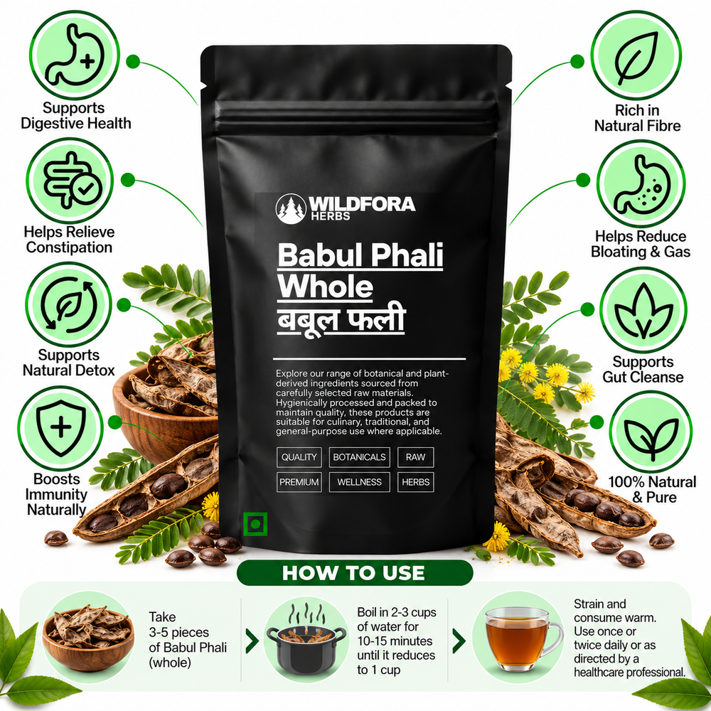 Babool Phali Whole Vachellia Nilotica Gum Acacia Pods Benefits