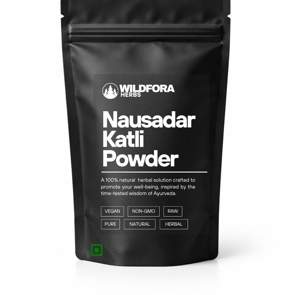 nausadar powder, ammonium chloride, mineral powder, natural supplement, wildfora, ayurvedic mineral, traditional product, salt powder, mineral herb, chemical powder