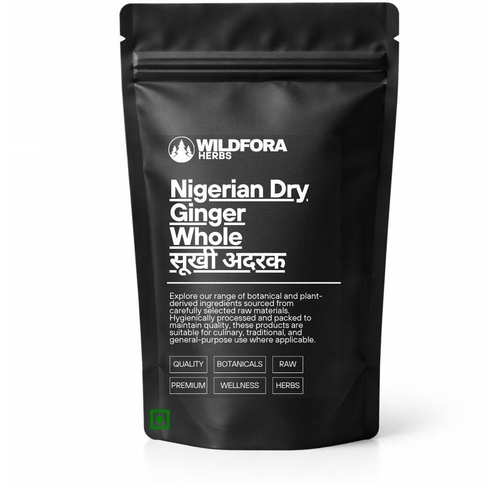Nigerian Dry Ginger Whole (Zingiber officinale) - Premium Natural Dried Ginger Root | Food Grade Spice