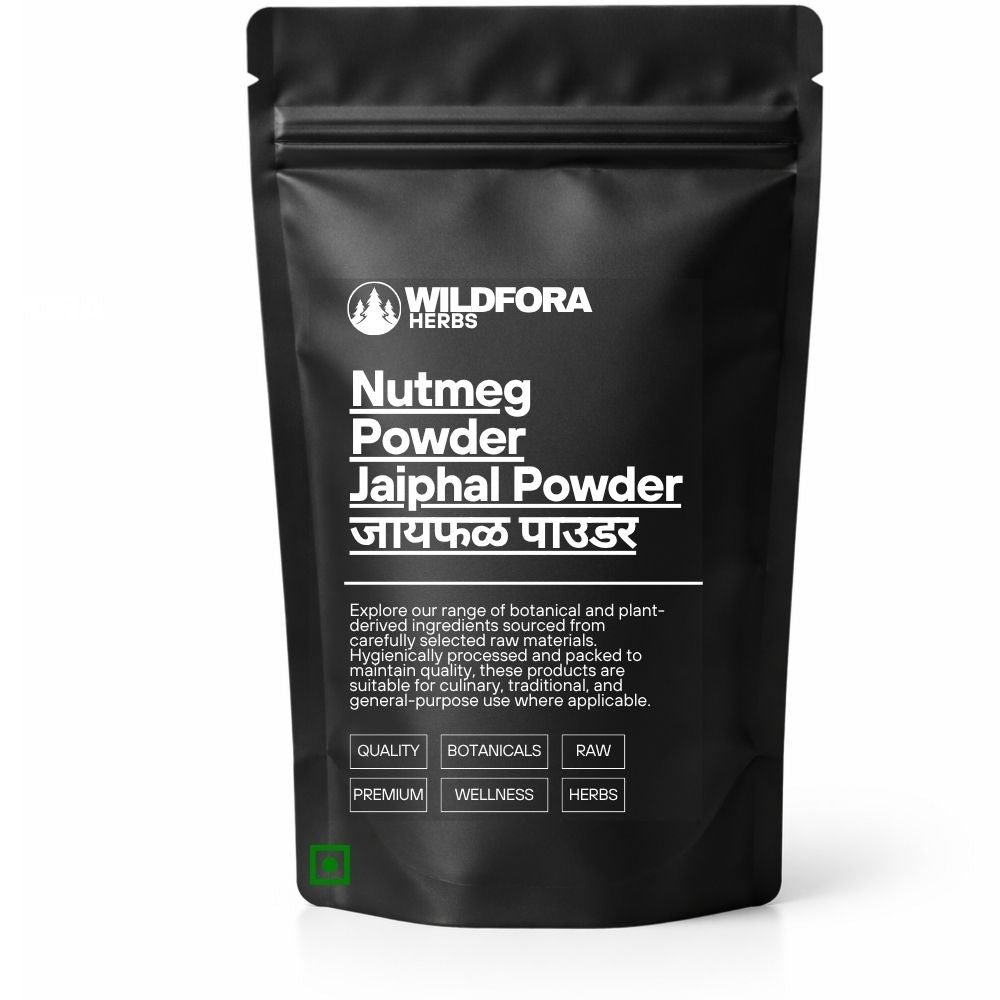 Nutmeg Powder (Myristica fragrans) - Premium Natural Jaiphal Spice Powder | Food Grade Spice
