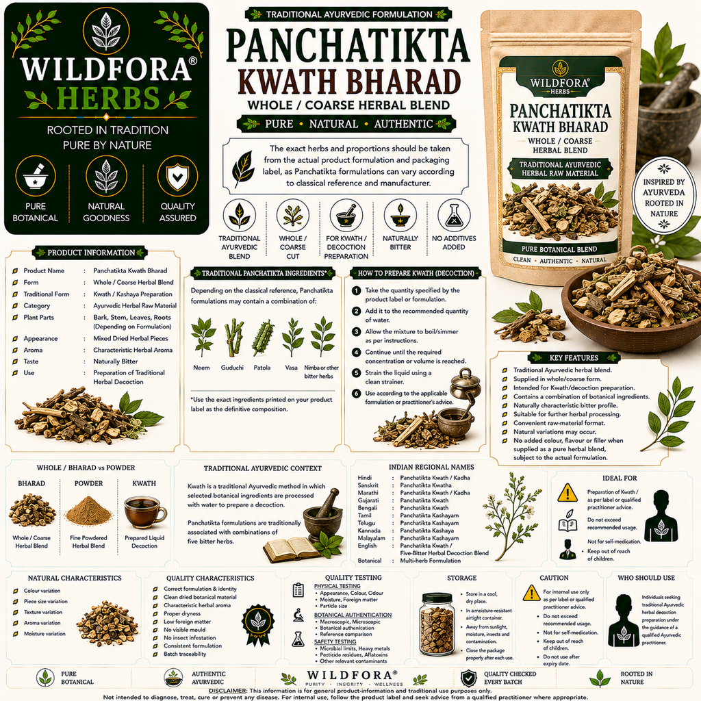 Panchatikta Kwath Bharad Whole Herbal Blend