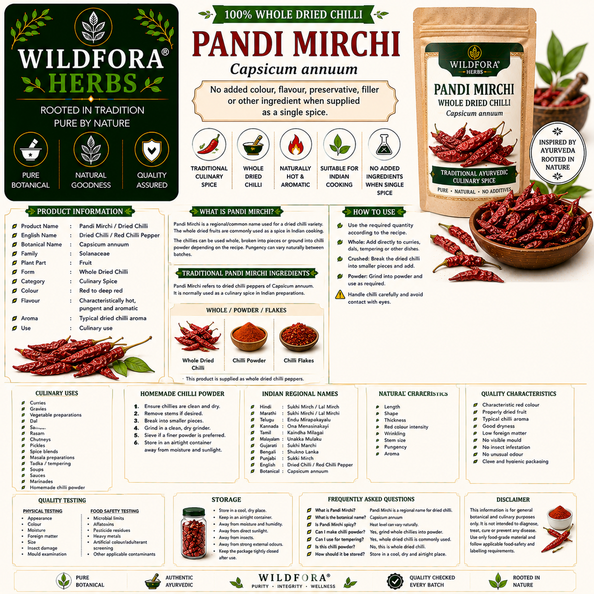 Pandi Mirchi Whole Dried Chilli