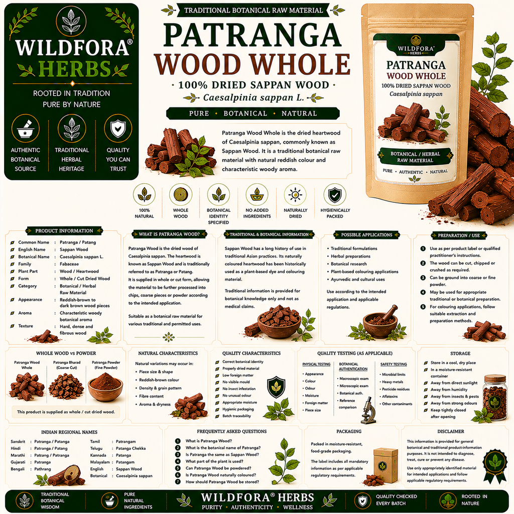 Patranga Wood Whole Caesalpinia Sappan Natural Sappan Wood