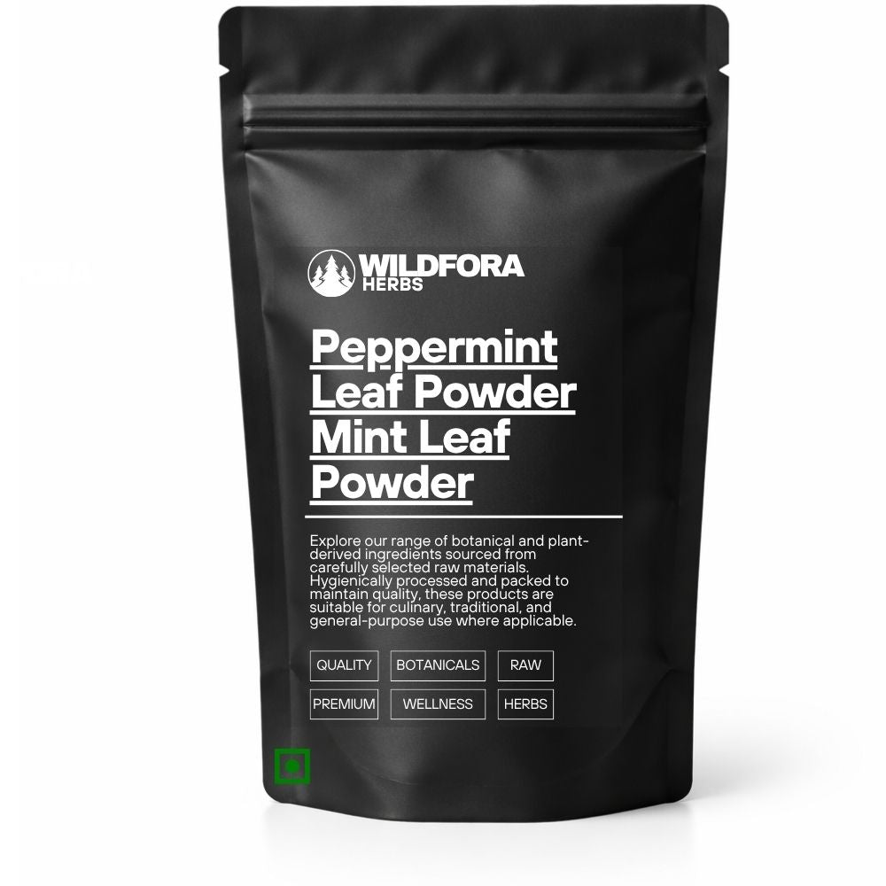 Peppermint Leaf Powder (Mentha piperita) - Premium Natural Dried Mint Leaf Powder | Food Grade Culinary Herb