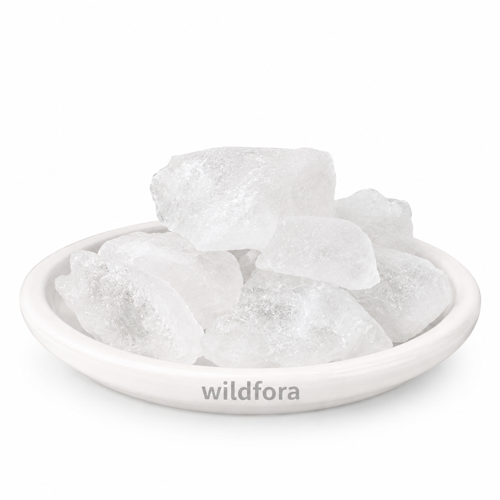 Phitkari Safed Powder (Potash Alum) - Premium Natural White Alum Powder | Mineral Powder