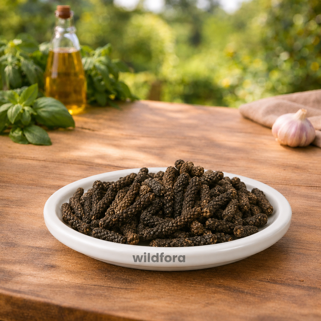 Pipal Choti (Piper longum) - Premium Natural Whole Small Long Pepper | Food Grade Spice