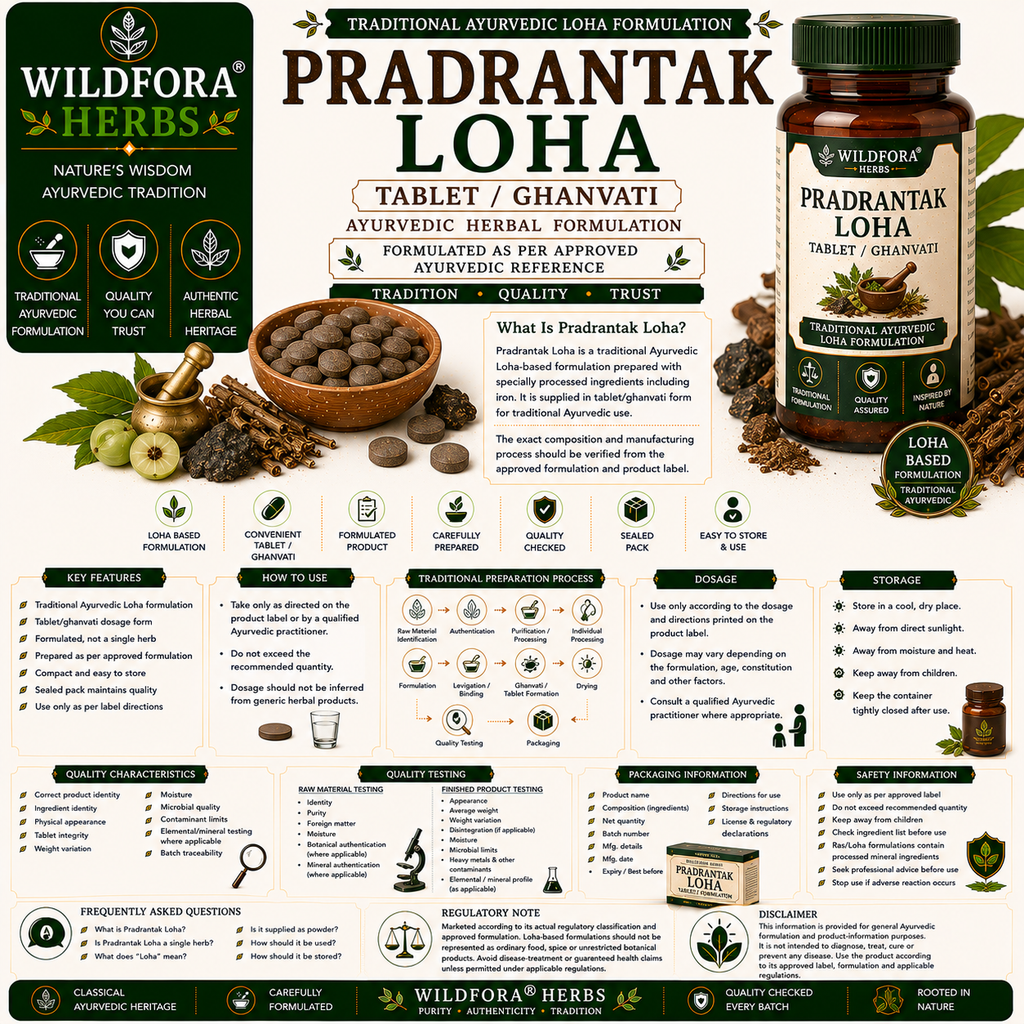 Pradrantak Loha Tablet – Herbal Ghanvati Inspired by the Wild Forest