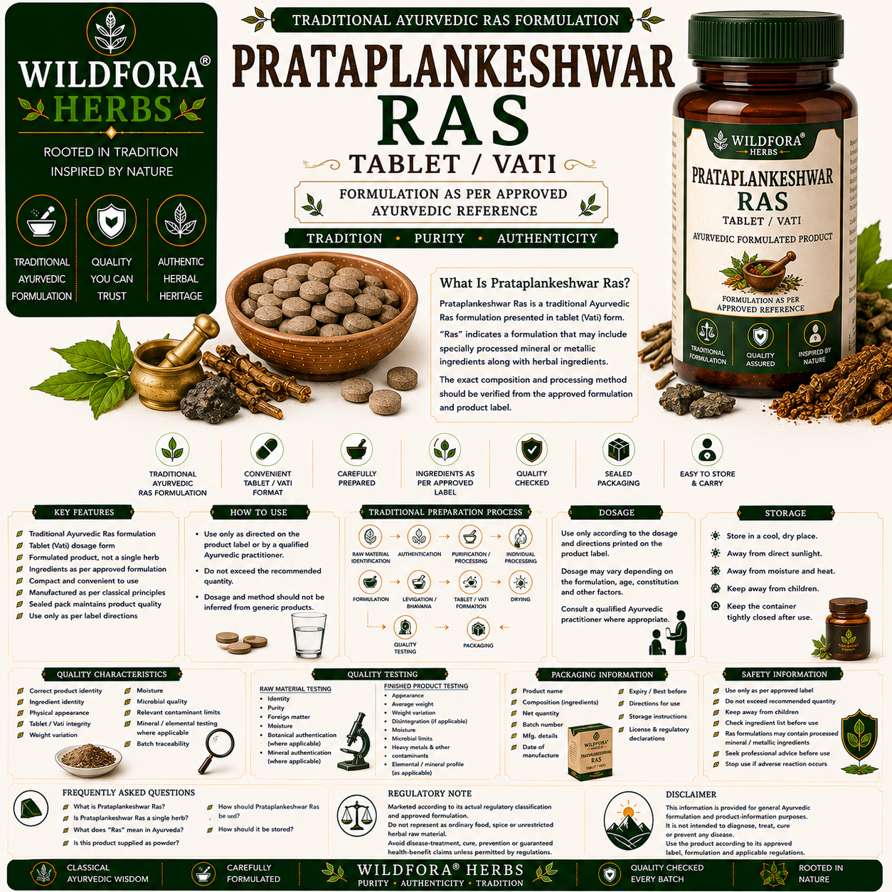 Prataplankeshwar Ras – Herbal Tablet Inspired by the Wild Forest