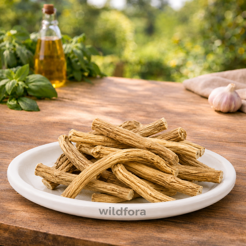 Pushkarmool Powder (Inula racemosa) - Premium Natural Pushkara Root Powder | Botanical Raw Material