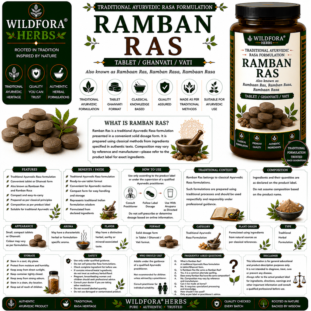 Ramban Ras Tablet – Herbal Ghanvati Inspired by the Wild Forest