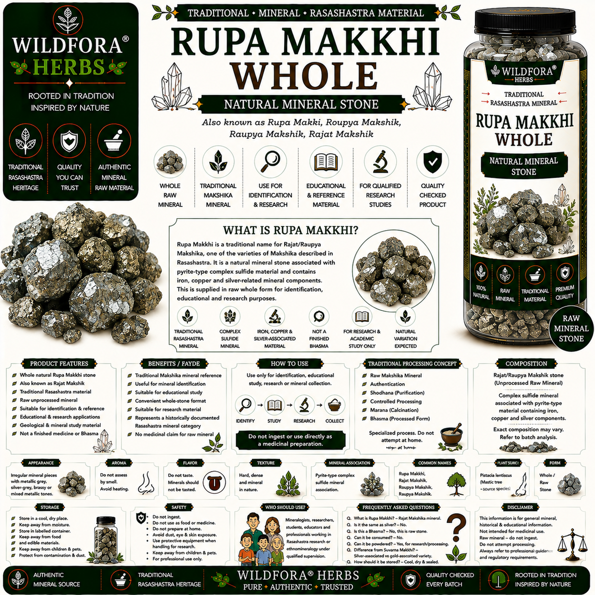 Rupa Makkhi Roupya Makshik Stone Rajat Makshik Whole