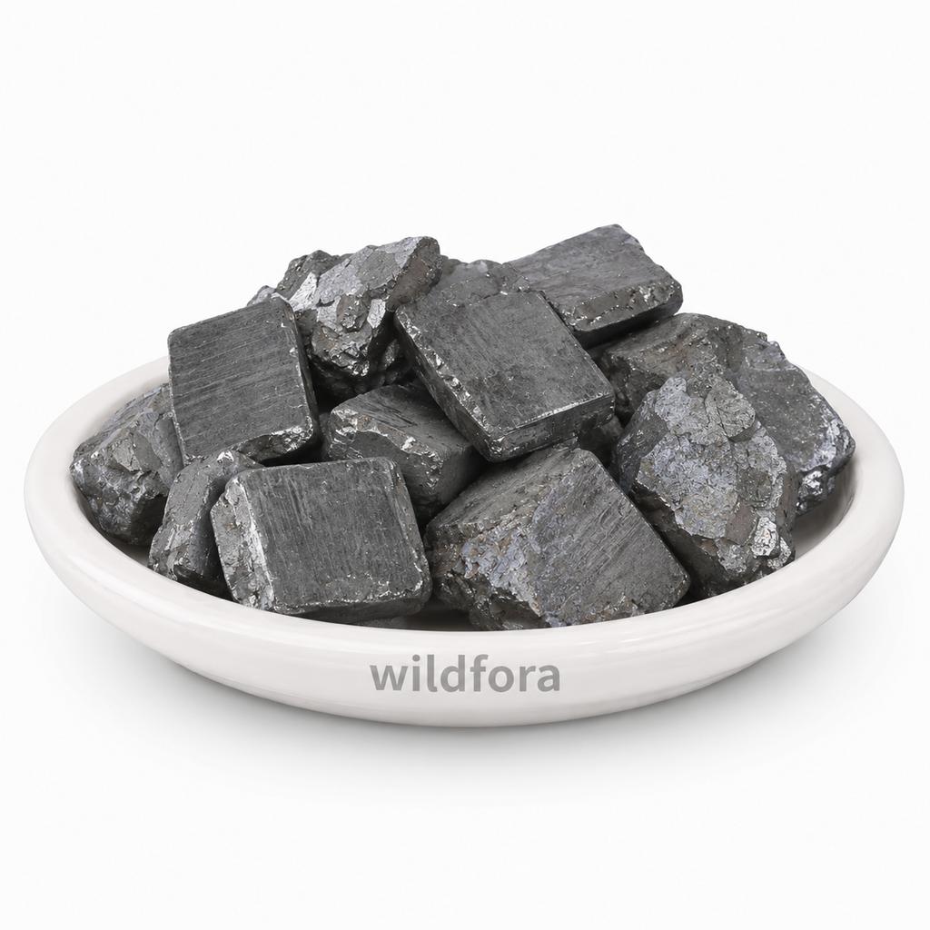 Rupa Makkhi (Roupya Makshik Stone) - Premium Natural Rajat Makshik Mineral | Traditional Mineral Raw Material