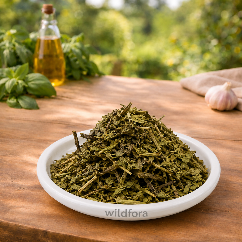 Sadabahar Leaves (Periwinkle / Vinca rosea) - Premium Natural Whole Botanical Leaves | Botanical Raw Material