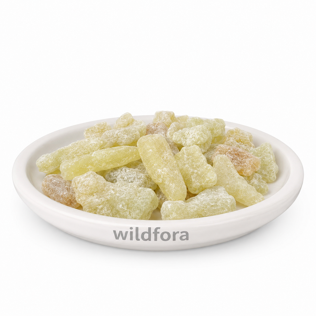 Salaki Guggal Shallaki (Boswellia serrata Gum) - Premium Natural Whole Indian Frankincense Resin | Botanical Raw Material