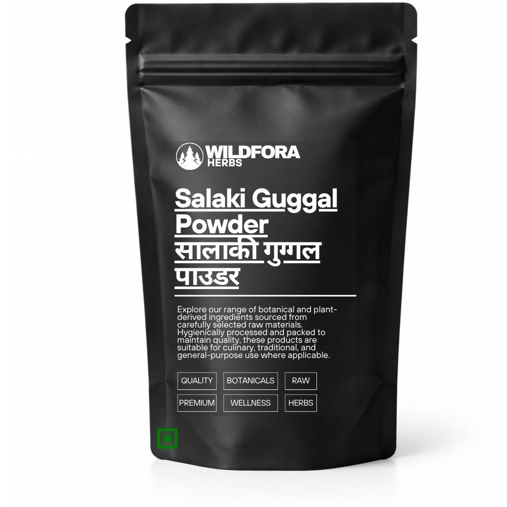 Salaki Guggal Powder (Boswellia serrata) - Premium Natural Indian Frankincense Powder | Botanical Resin Raw Material