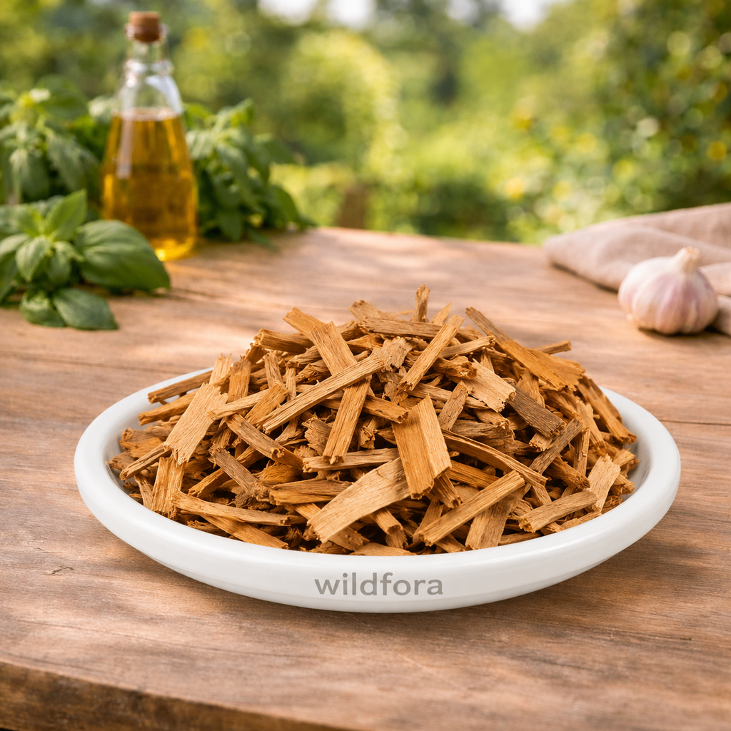 Sandalwood Chips (Santalum album) - Premium Natural Chandan Wood Chips | Botanical Wood Raw Material
