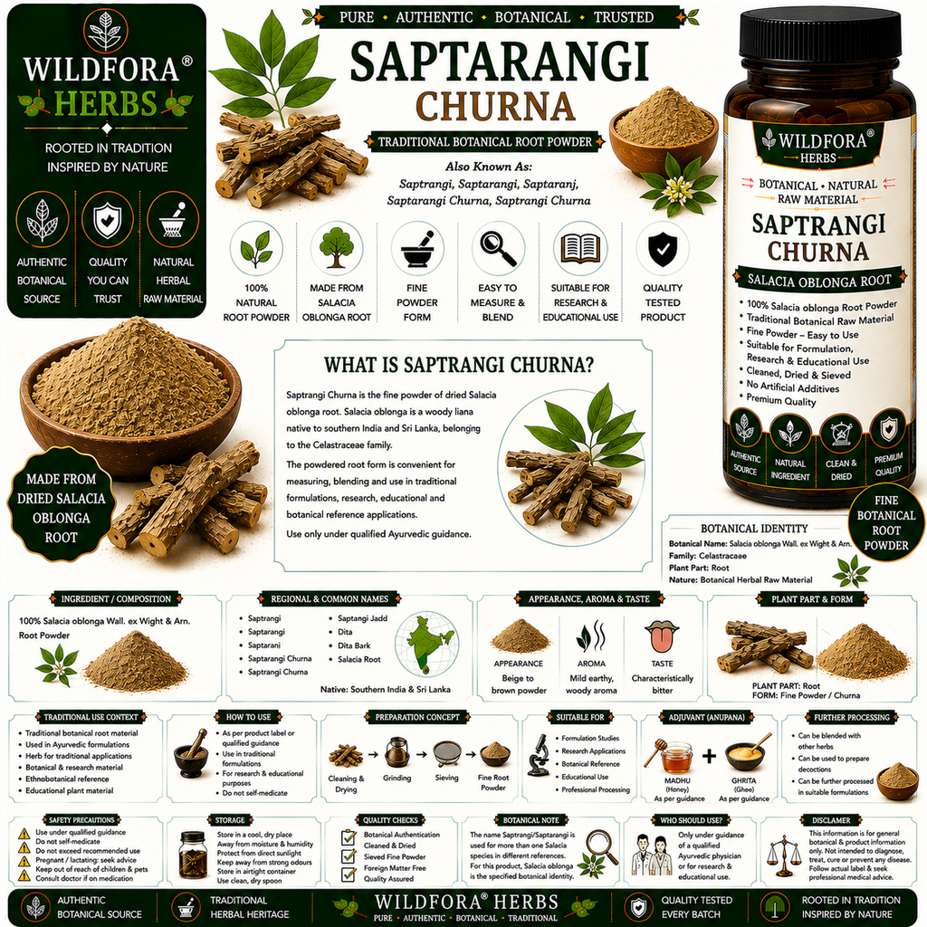 Saptrangi Churna Salacia Oblonga | Saptarangi Herbal Powder