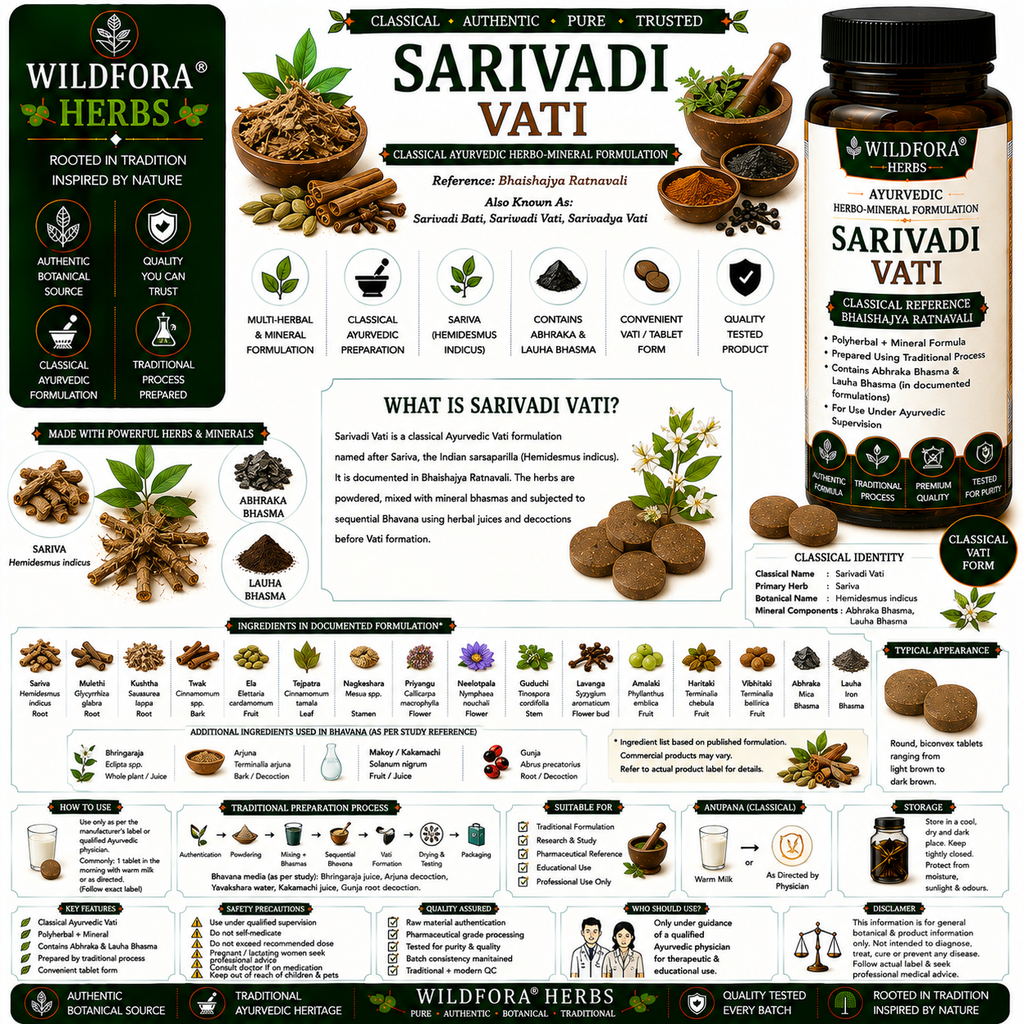 Sarivadi Vati – Herbal Ghanvati Inspired by the Wild Forest