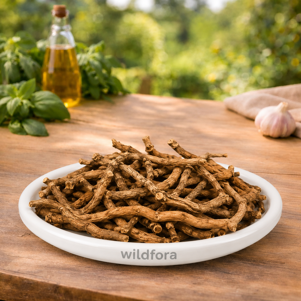 Sarpagandha Powder (Rauvolfia serpentina) - Premium Natural Sarpgandha Churna | Botanical Root Powder