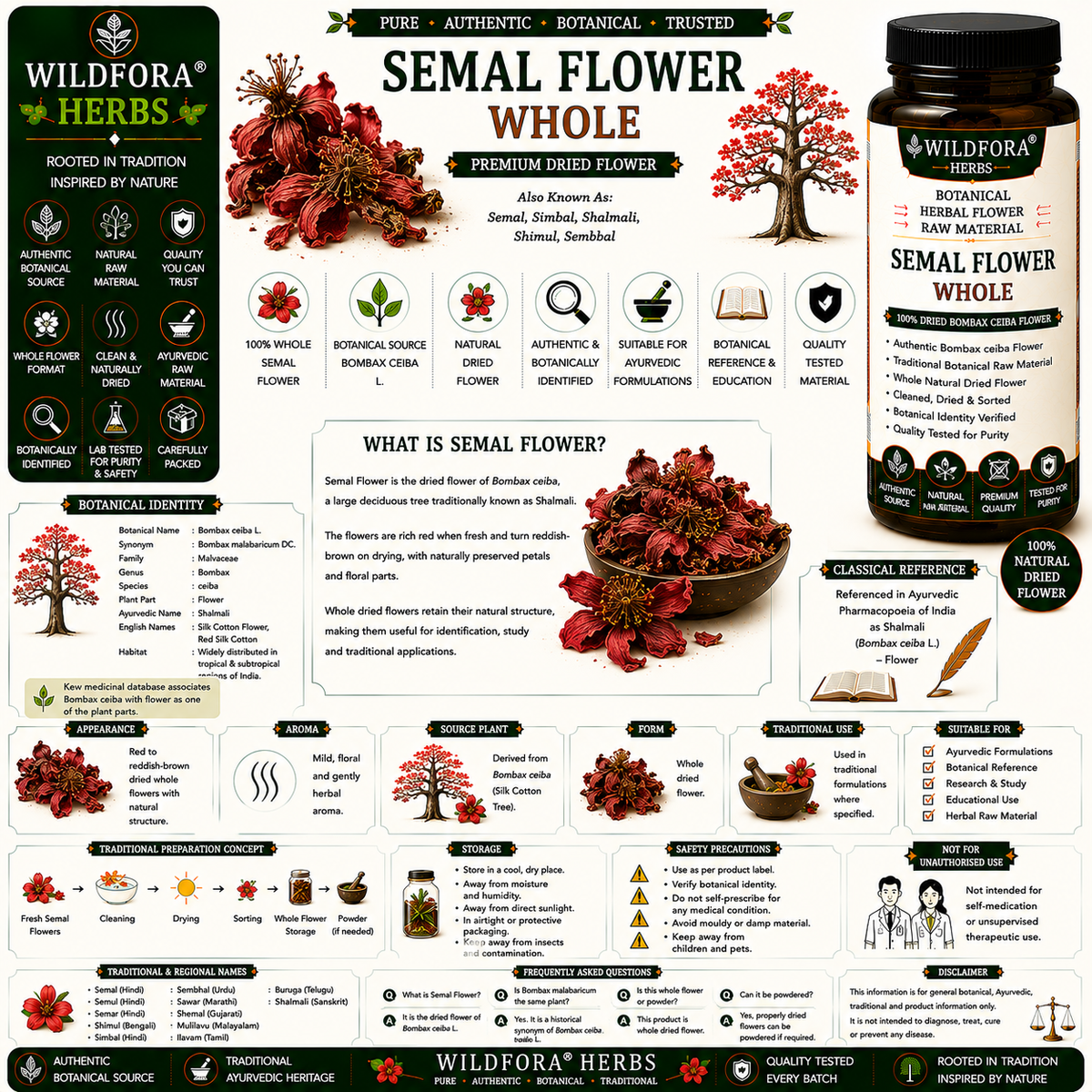 Semal Flower (Simbal Phool): Uses, Benefits, Names & Ayurveda