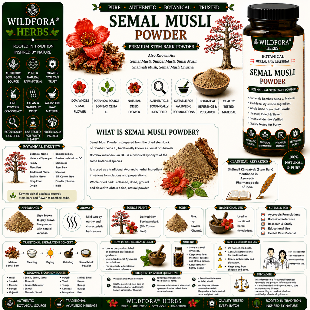Semal Musli Powder (Semal Musli Churna): Uses, Benefits & Ayurveda