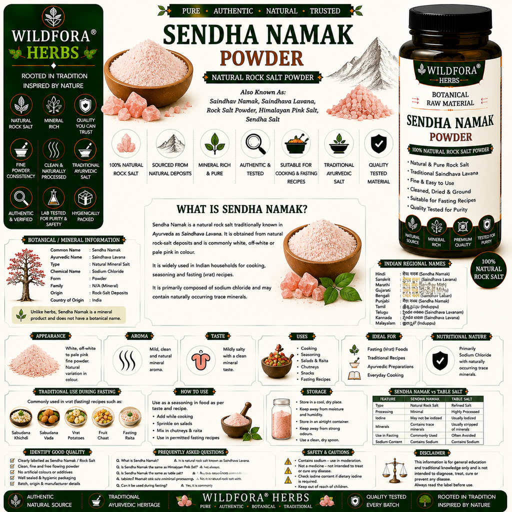 Sendha Namak Powder: Pink Rock Salt Uses, Benefits & Ayurveda
