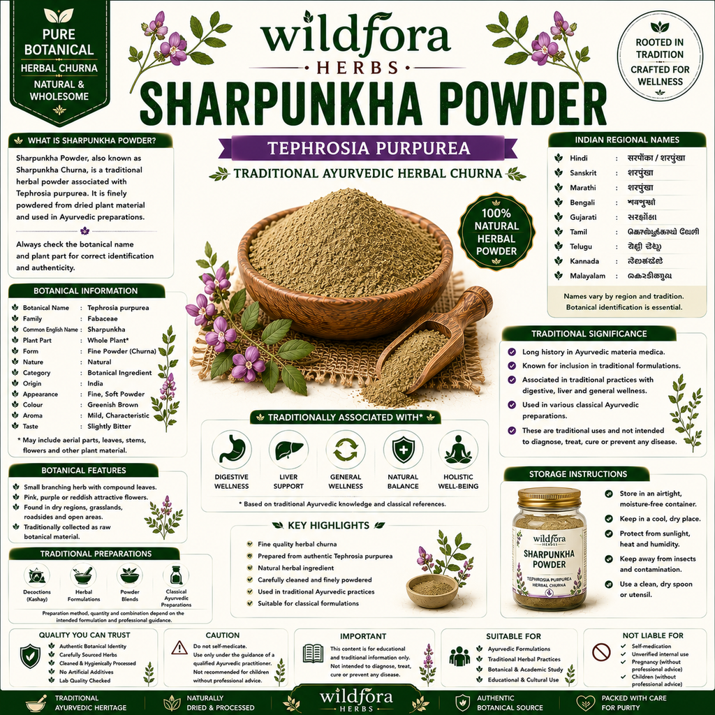 Sharpunkha Powder Tephrosia Purpurea  Sharpunkha Churna