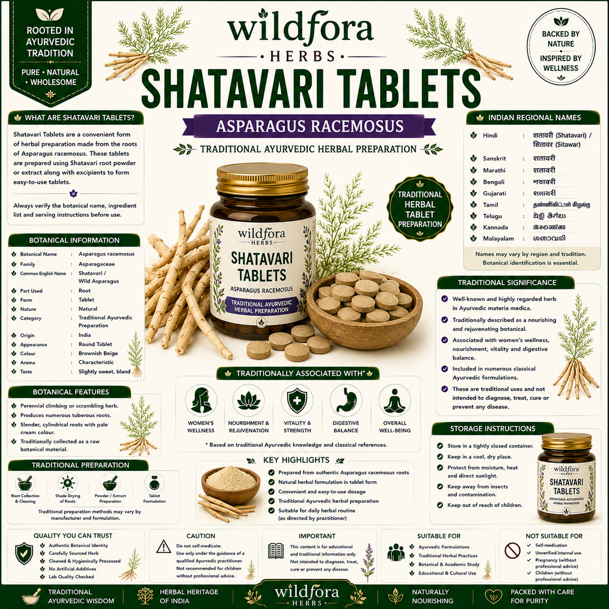 Shatavari Tablets  Sitawar  शतावरी  Asparagus racemosus  Satavari  Shatvar  Shatavari