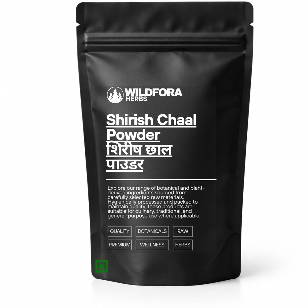 Shirish Chaal Powder (Albizia lebbeck) - Premium Natural Shirisha Bark Churna | Botanical Bark Powder