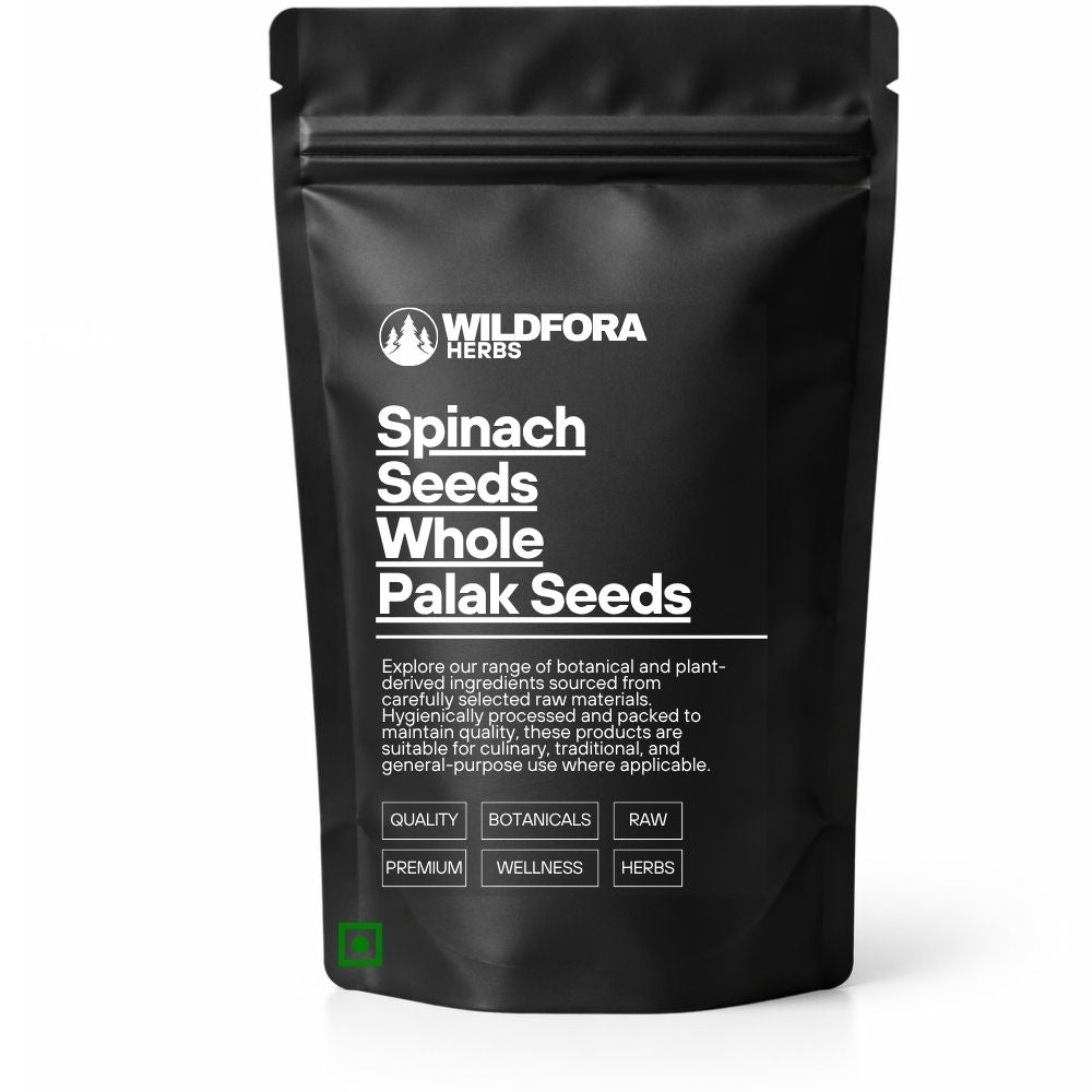 Spinach Seeds (Spinacia oleracea) - Premium Natural Whole Palak Seeds for Planting