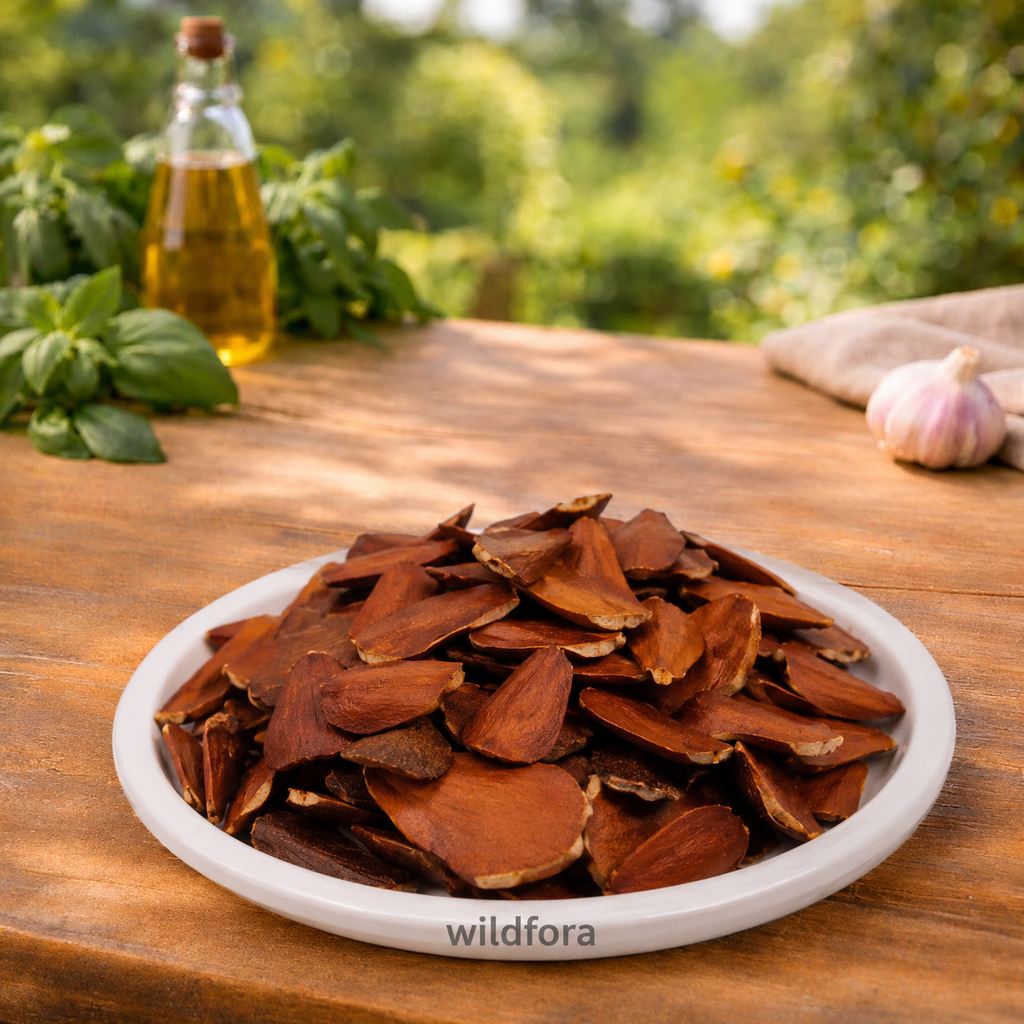Sugar Badam Kadwa (Bitter Almond) - Premium Whole Unpeeled Almond Kernels | Natural Botanical Ingredient