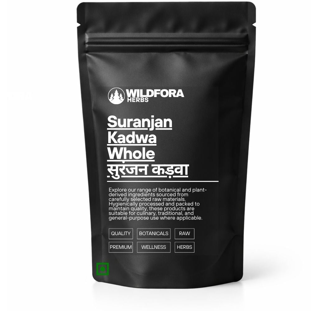 Suranjan Kadwa (Colchicum luteum Root) - Premium Natural Whole Bitter Suranjan | Botanical Root