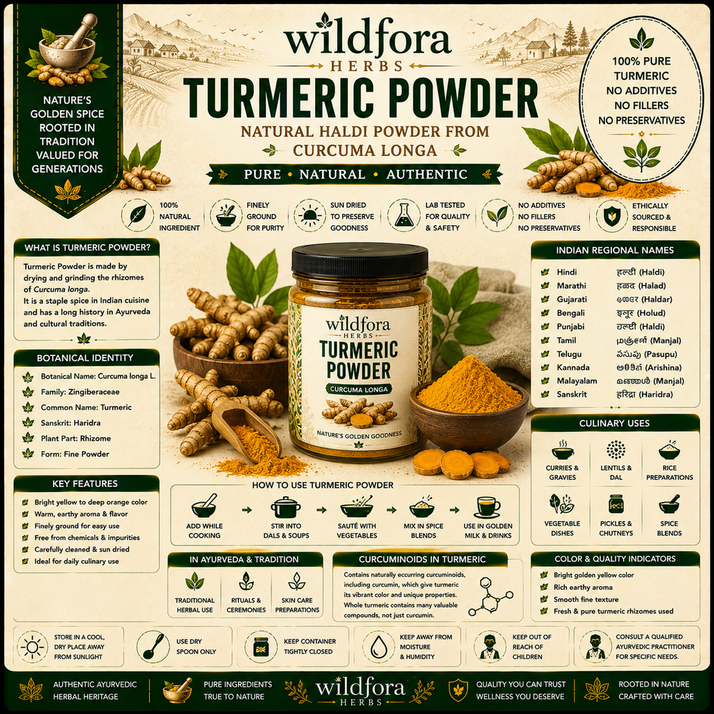 Turmeric Powder Natural Haldi Powder