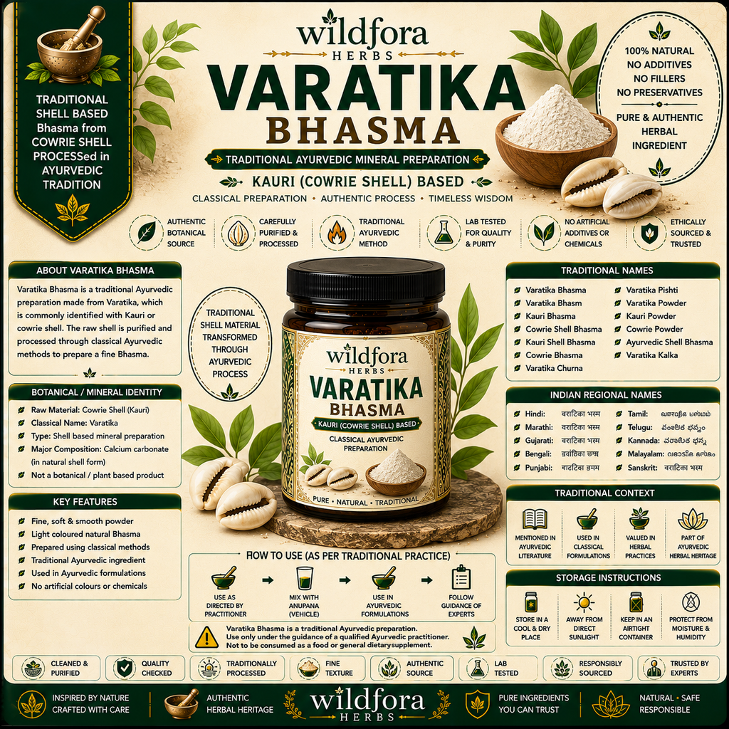Varatika Bhasma Ayurvedic Mineral Preparation
