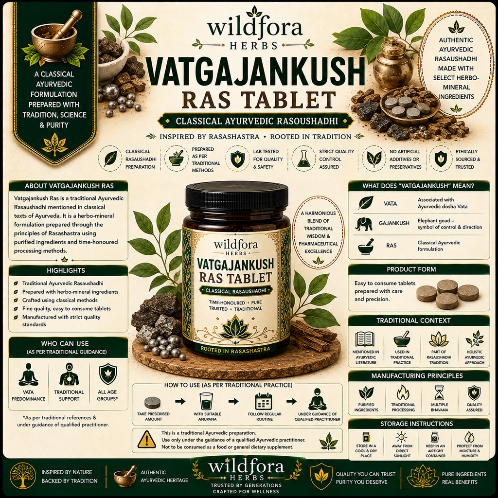 Vatgajankush Ras Tablet – Herbal Tablet Inspired by the Wild Forest