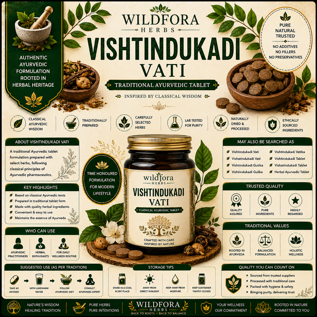 Vishtindukadi Vati – Herbal Tablet Inspired by the Wild Forest