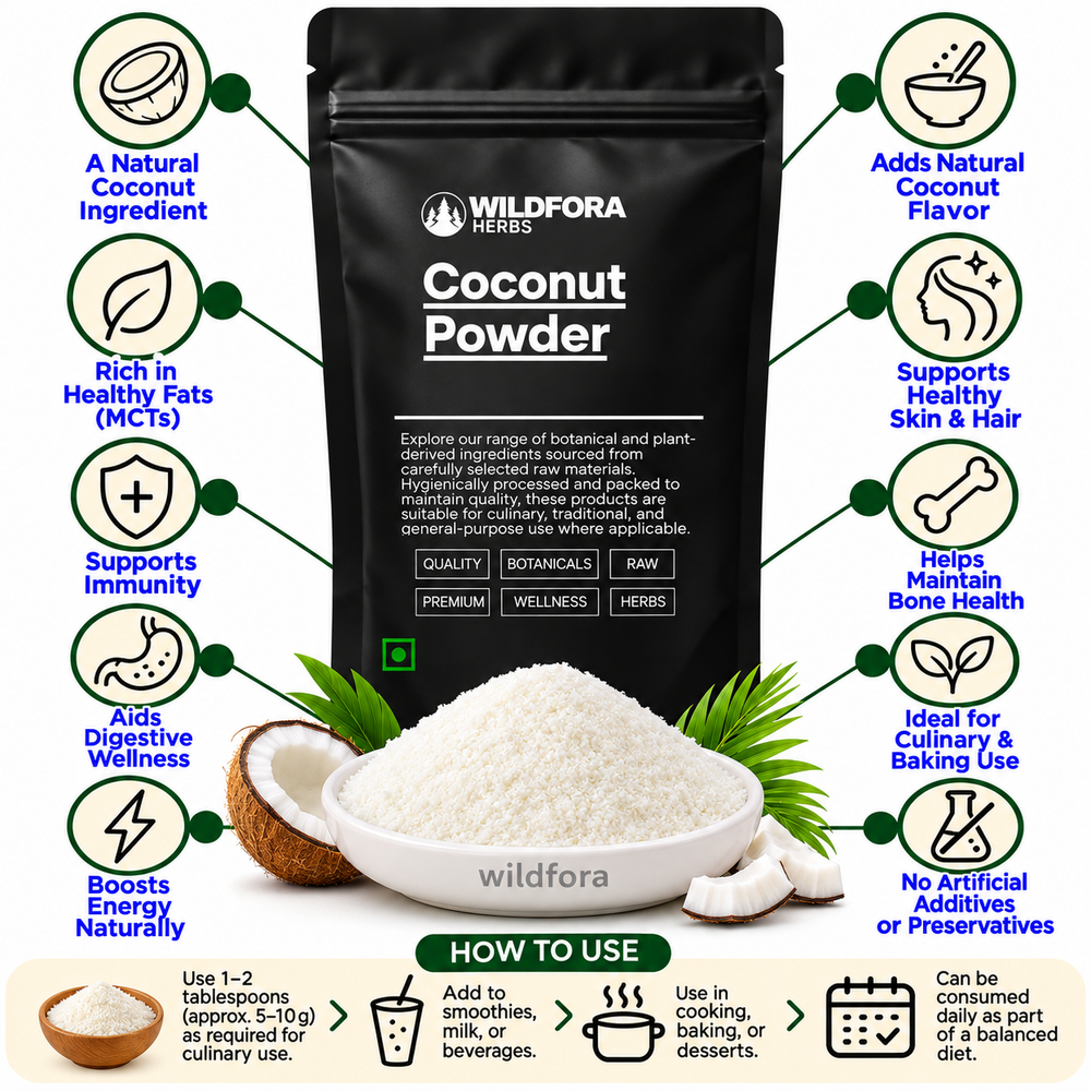 Coconut Powder Cocos Nucifera | Natural Coconut Food Powder Benefits