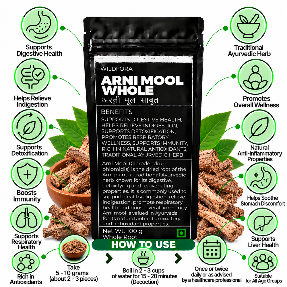 Arni Mool Whole Clerodendrum Phlomidis Agnimanth Root Benefits