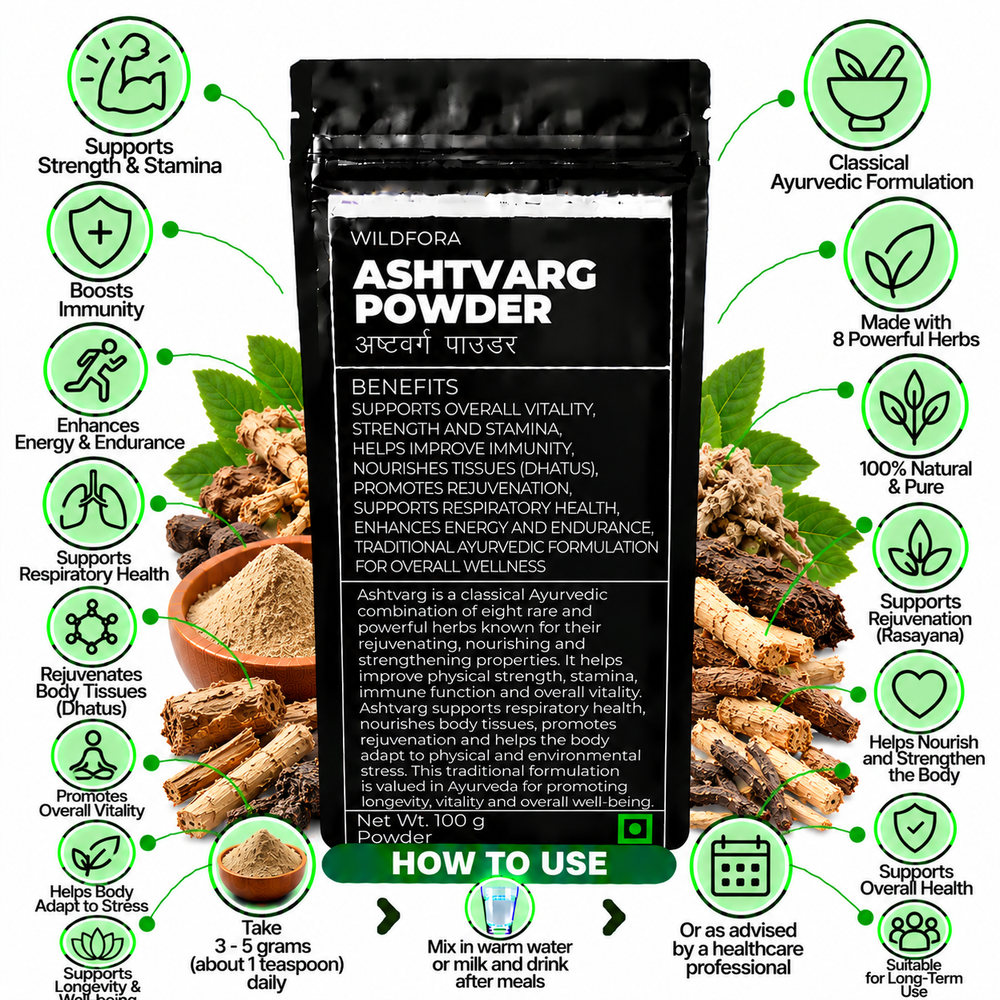 Ashtvarg Powder Churna | Traditional Herbal Blend Powder Benefits