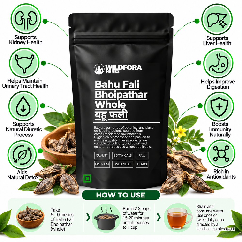 Bahu Fali (Bhoipathar) Whole Herbal Grass Natural Plant Product Benefits