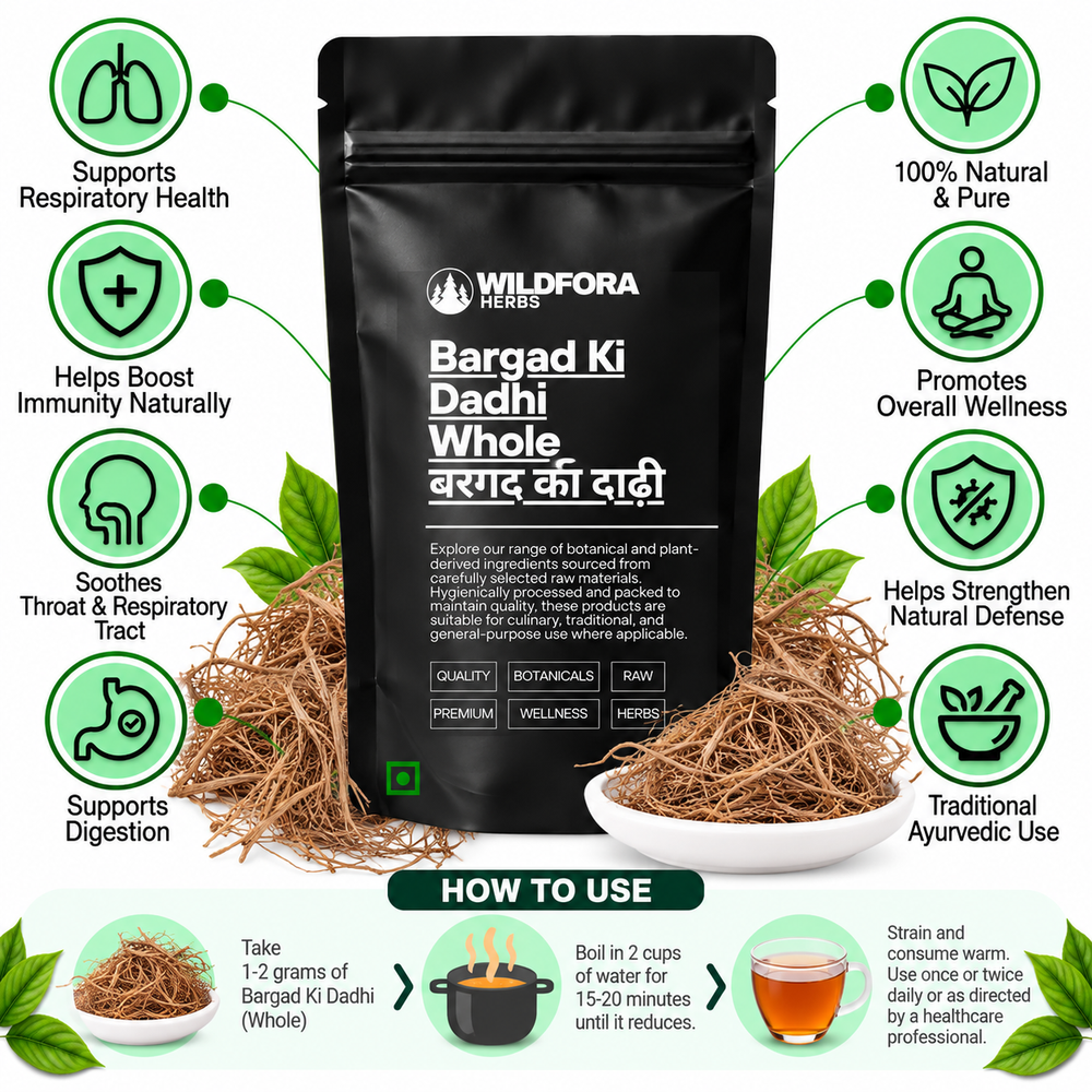 Bargad Ki Dadhi Whole Ficus Benghalensis Aerial Roots Benefits
