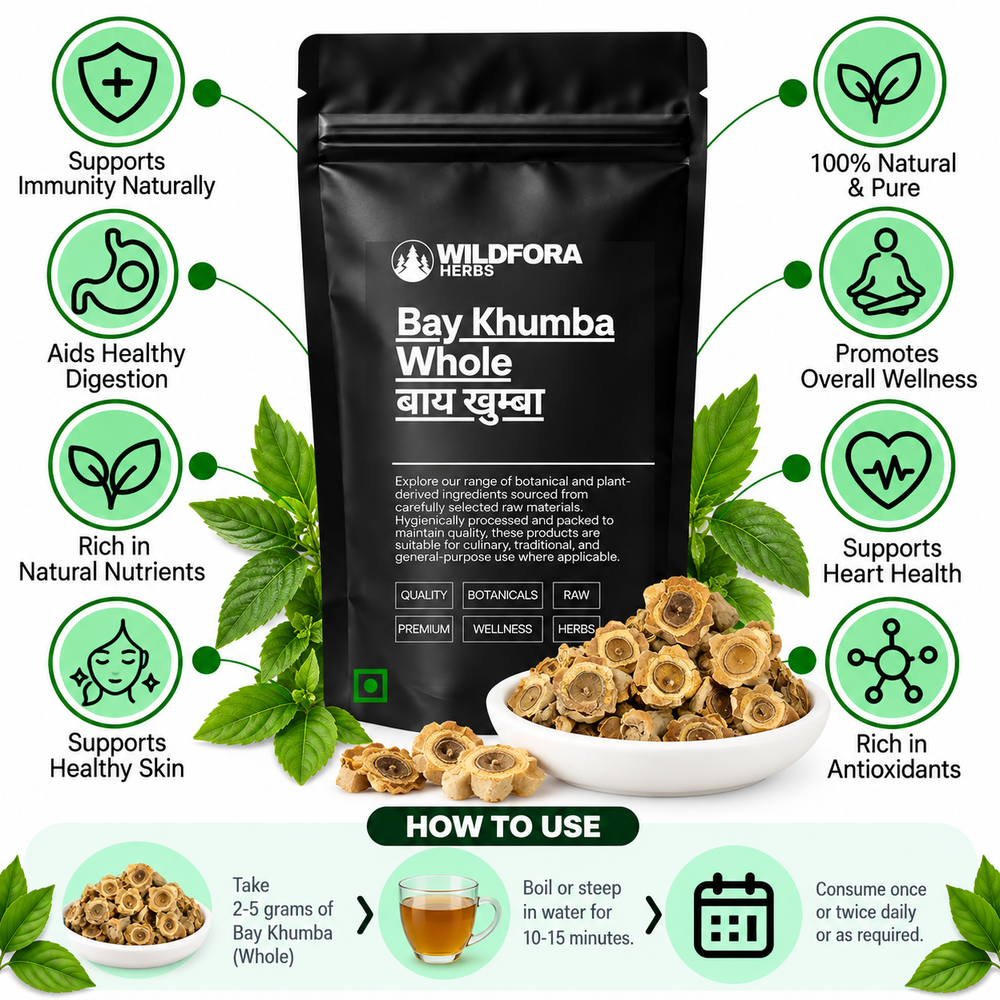 Bay Khumba Whole Careya Arborea Natural Herbal Product Benefits