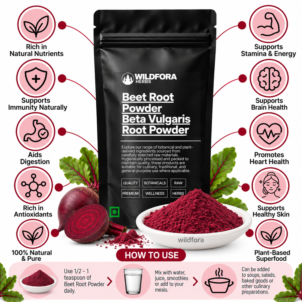 Beet Root Powder Natural Superfood | Beta Vulgaris Root Powder Benefits