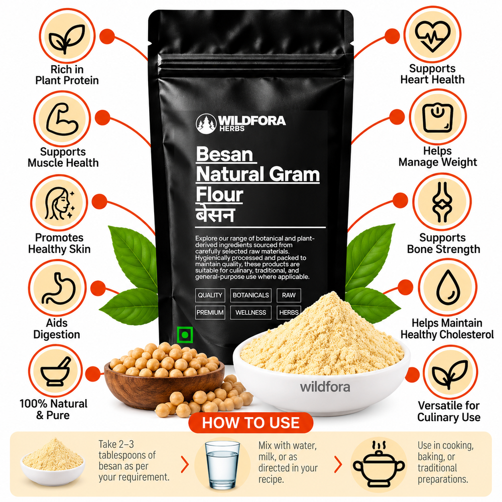 Besan Natural Gram Flour Cicer Arietinum Benefits