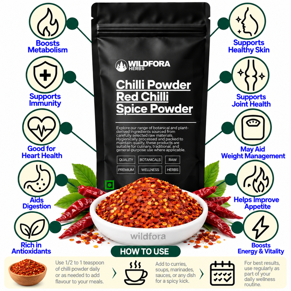 Chilli Powder Capsicum Annuum | Red Chilli Spice Powder Benefits