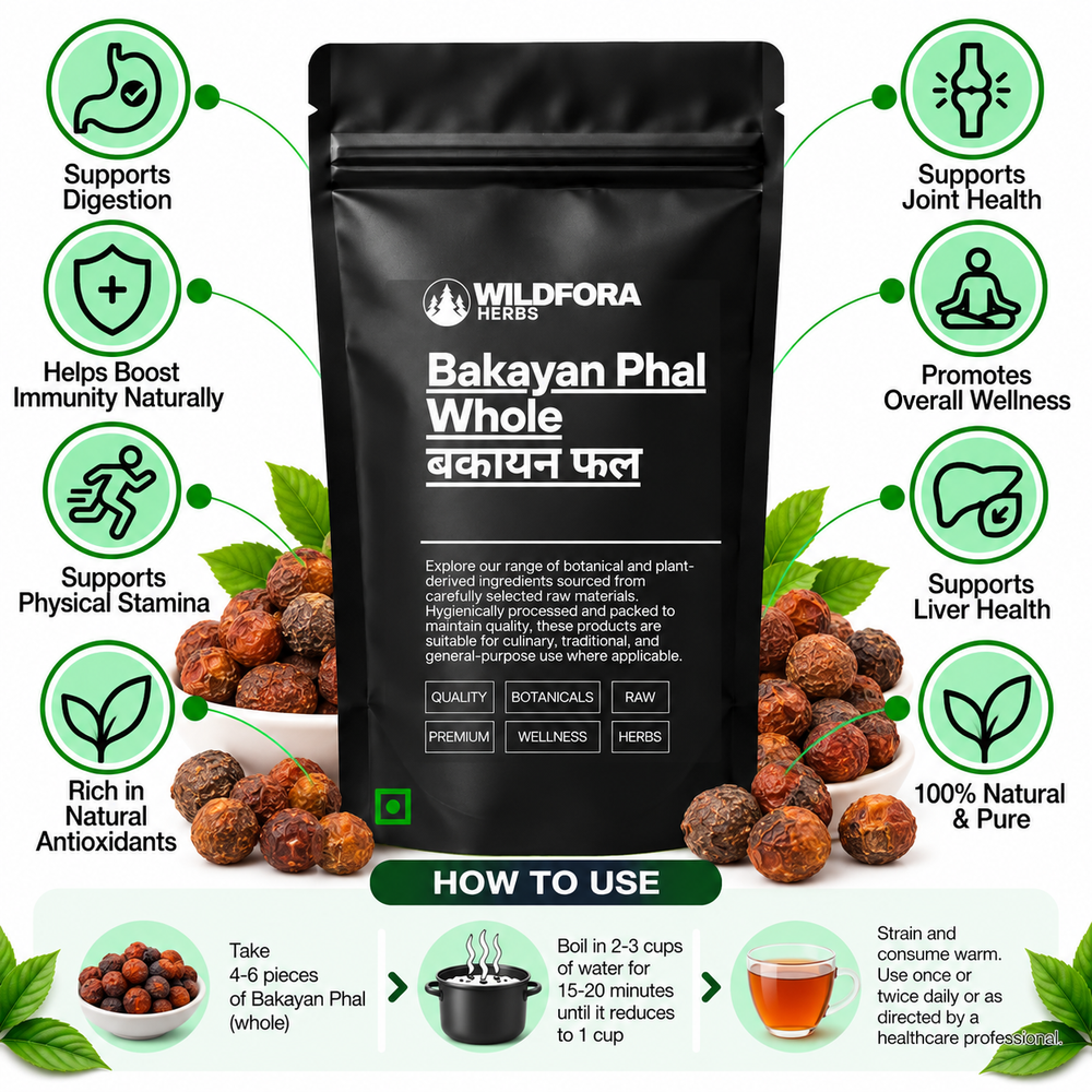 Bakayan Phal Whole Melia Azedarach Natural Herbal Fruit Benefits